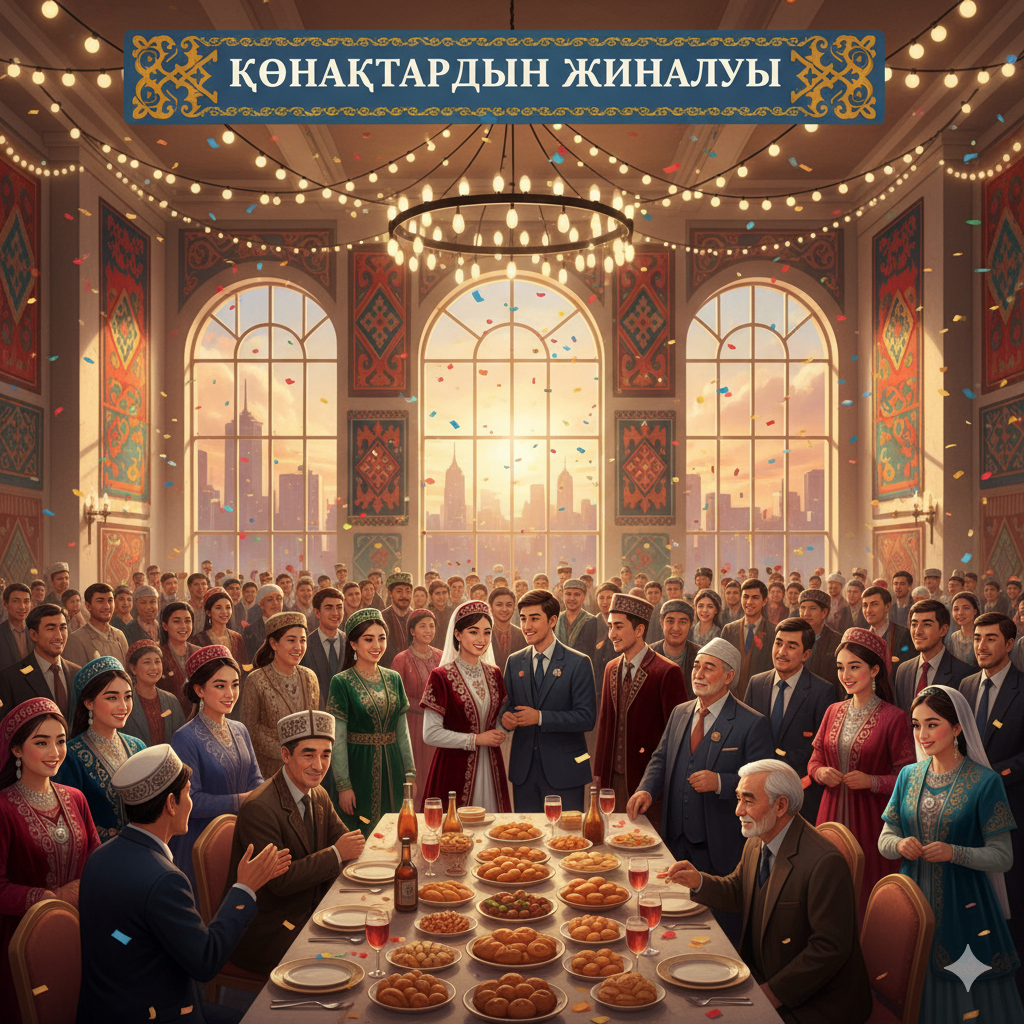 Қонақтардың жиналуы